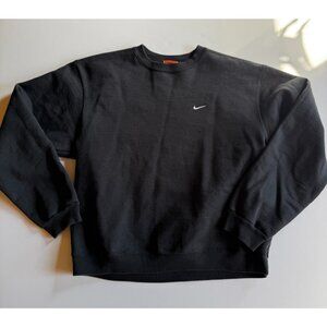 NIKE Black Crewneck Sweatshirt - Made In USA - Men's Medium